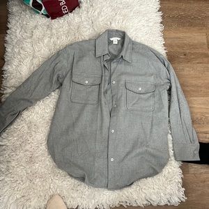 Gray shacket
